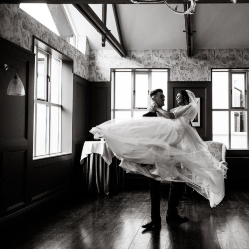 Bride & Groom Dancing